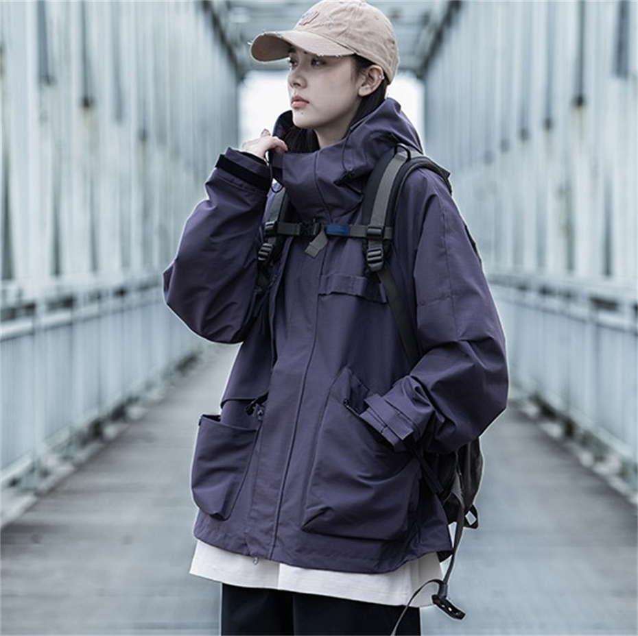 Vintage Windbreaker Nylon - Tactical Cargo Jackets Vintage Windbreaker Men