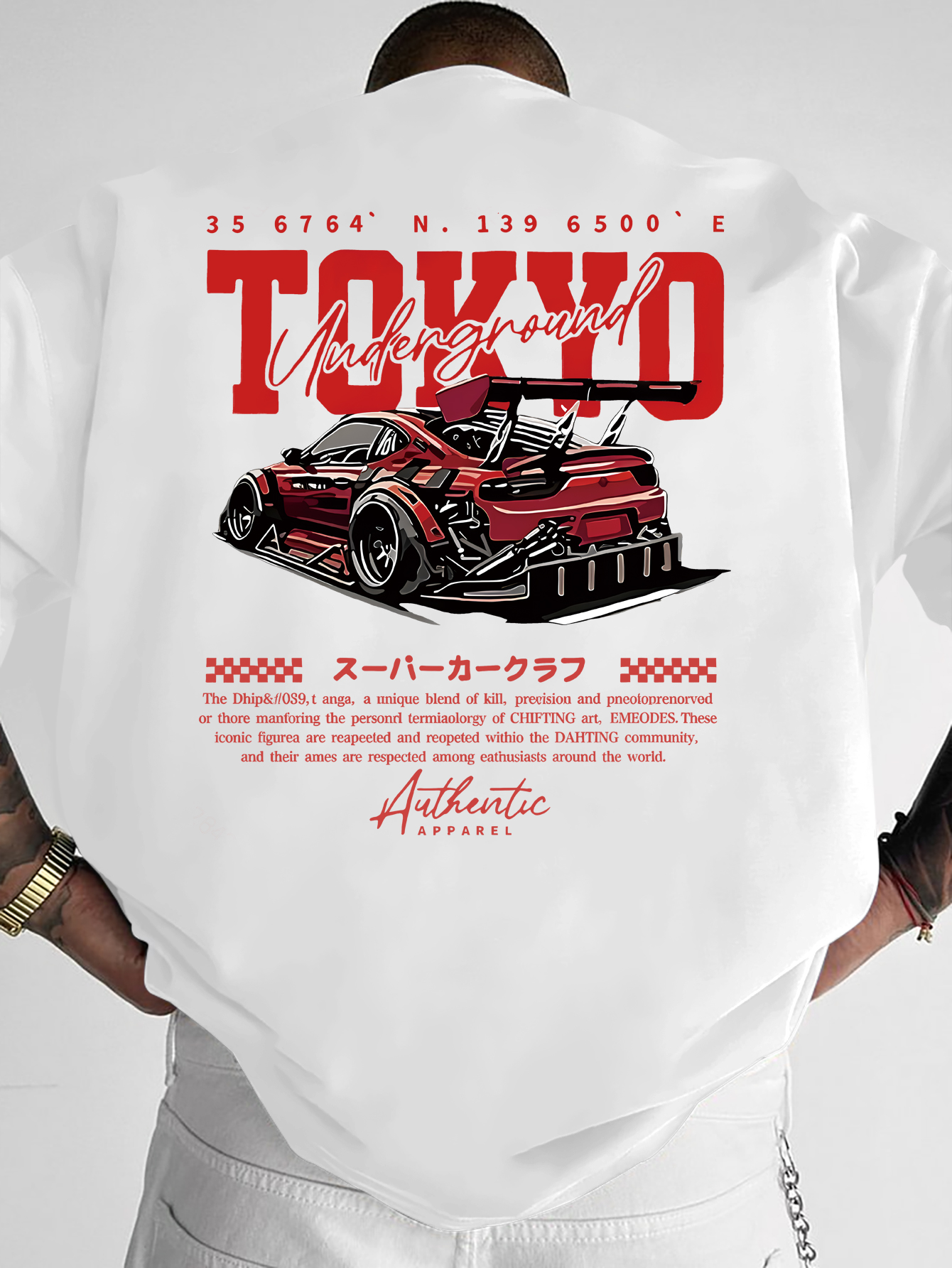 Vintage Fashion Tokyo - Vintage Tokyo Drift Car Coordinate Graphic