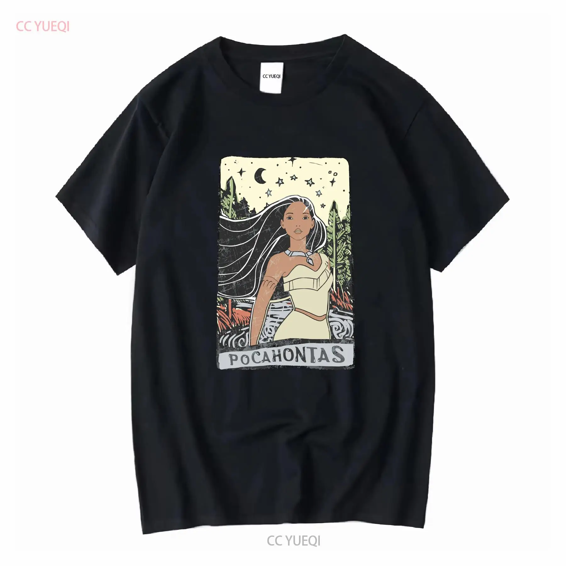 Vintage Fashion Jersey - Pocahontas T Shirt Sizes Cotton POC