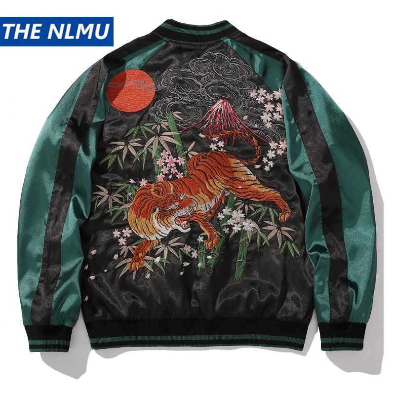 Varsity Jacket Wool - 2026 Spring Autumn Streetwear Japanese Sukajan