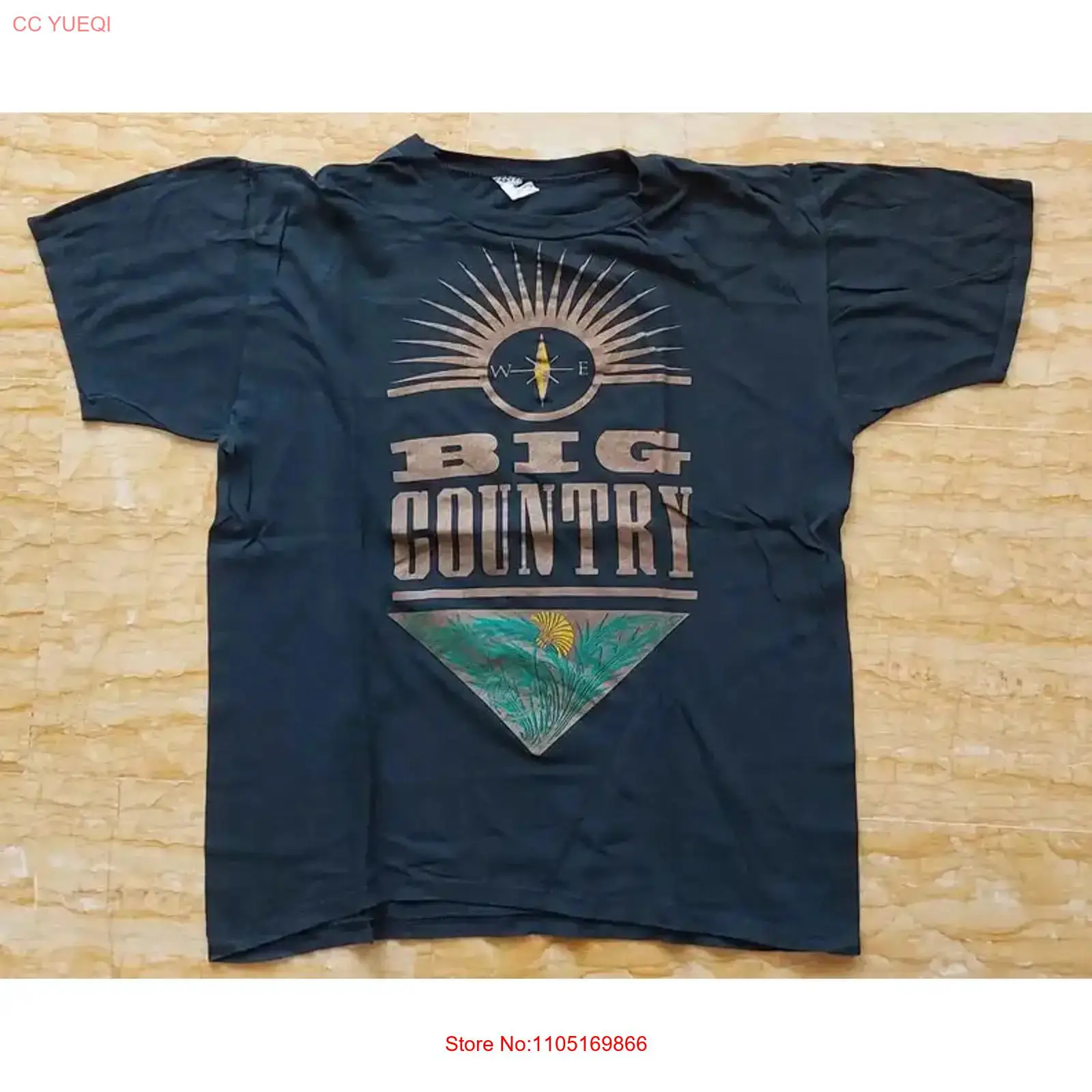 Vintage Fashion Jersey - BIG COUNTRY vintage '83 black T