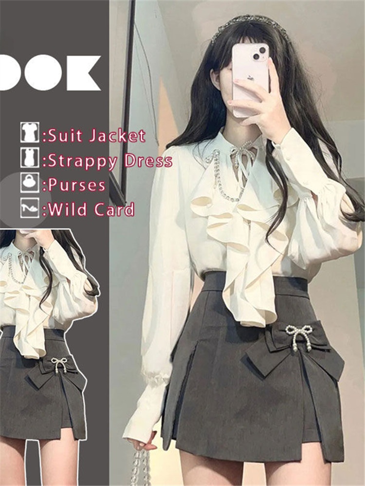 Vintage Fashion Jersey - Elegant Vintage Long Sleeve Shirt And
