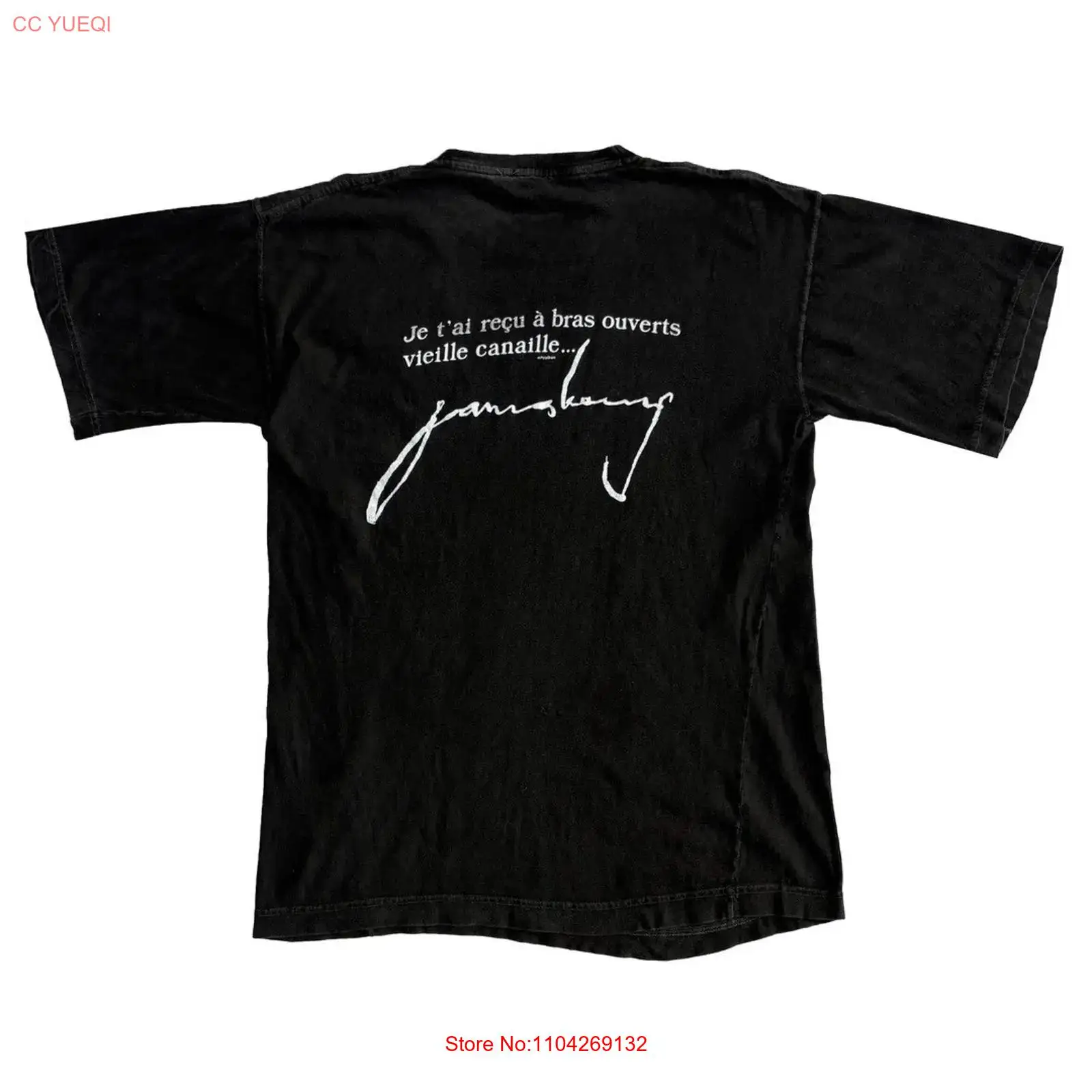Serge Gainsbourg 1990 90s Vint - Vintage Fashion Jersey avaliação e preço