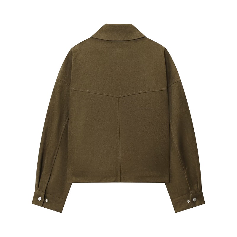 MUJER Faux Leather Bomber Jack - Varsity Jacket Wool avaliação e preço