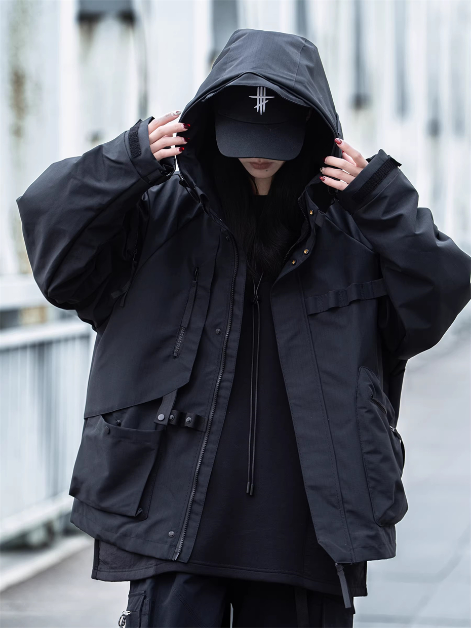 Tactical Cargo Jackets Vintage - Vintage Windbreaker Nylon avaliação e preço