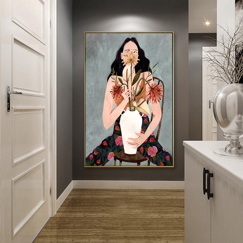 Vintage Fashion Abstract Wall  - Vintage Fashion Prints For Wall avaliação e preço