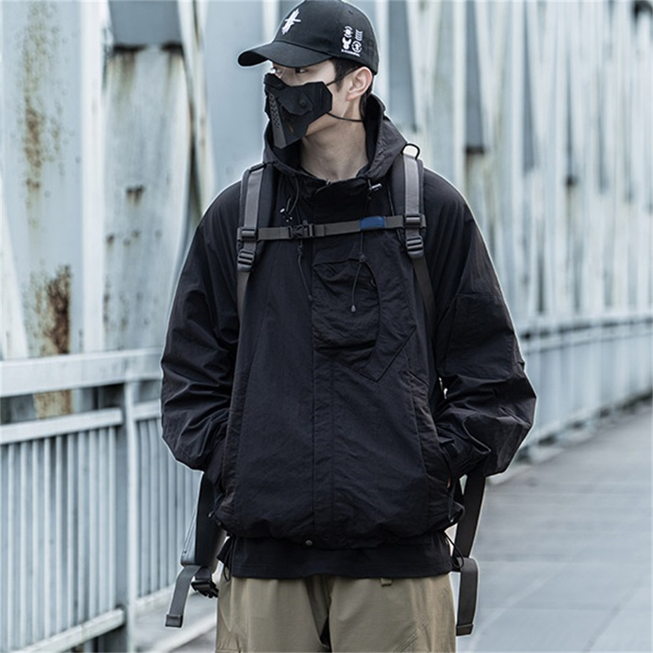 Tactical Cargo Jackets Vintage - Vintage Windbreaker Nylon avaliação e preço