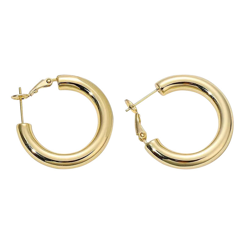 Chunky Hoop Earrings 2024 Tren - Vintage Fashion Faire avaliação e preço