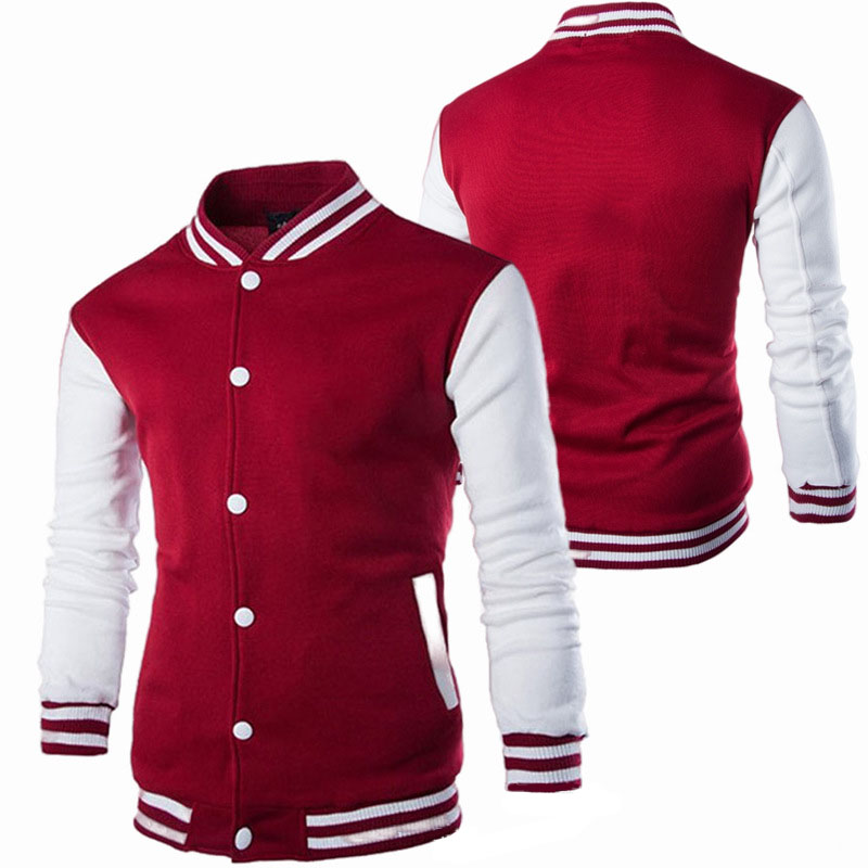 Hoodies Men/Boy Baseball Jacke - Varsity Jacket Wool avaliação e preço