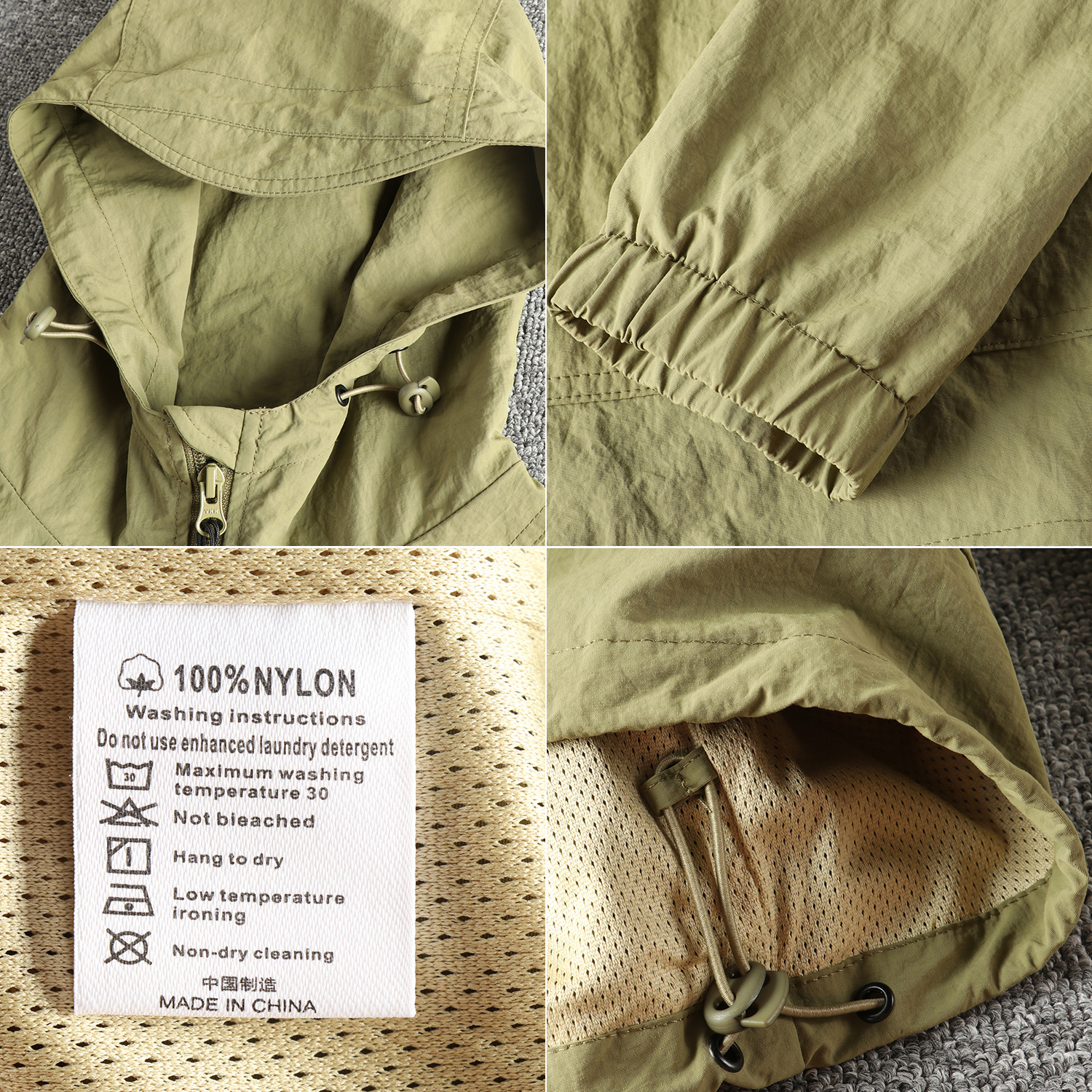 2025 Autumn New Japanese Vinta - Vintage Windbreaker Nylon avaliação e preço