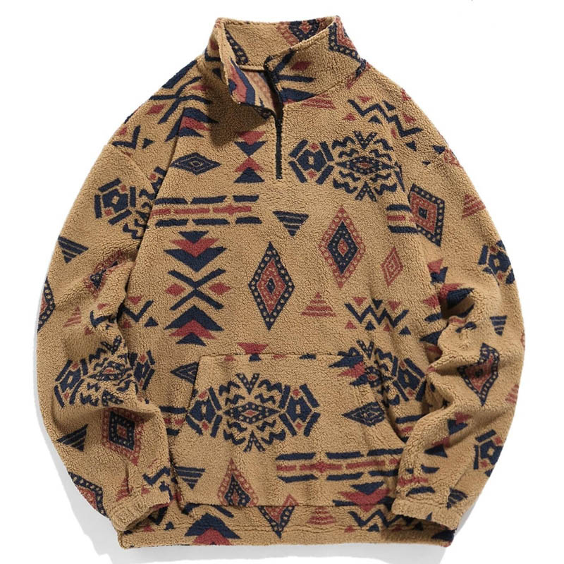 Men's fleece jacket,half-zippe - Varsity Jacket Wool avaliação e preço