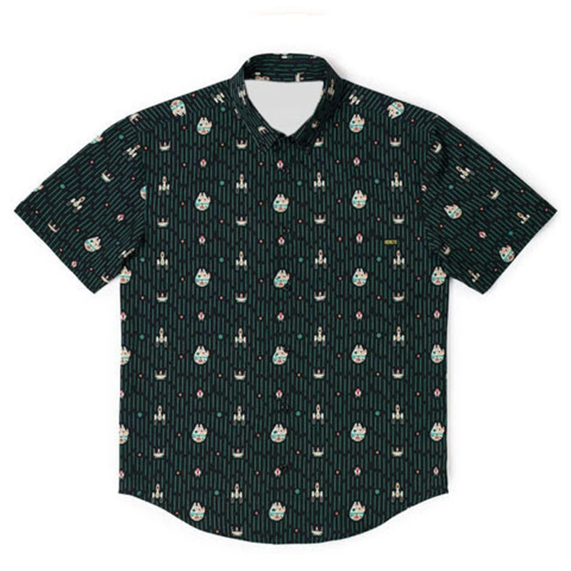 Men's Casual Short Sleeve Star - Vintage Fashion Toys avaliação e preço