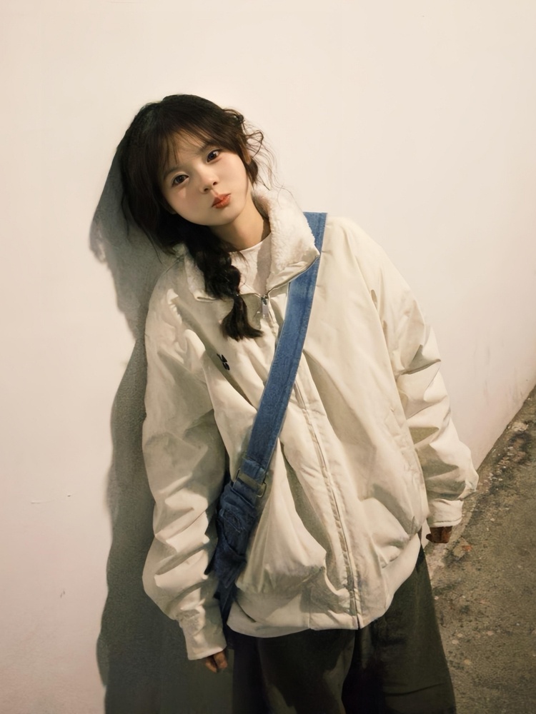 Lamb Wool Jacket Lambswool Wom - Varsity Jacket Wool avaliação e preço