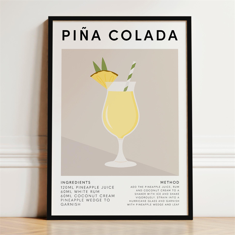 Vintage Fashioned Cocktail Pos - Vintage Fashion Prints For Wall avaliação e preço