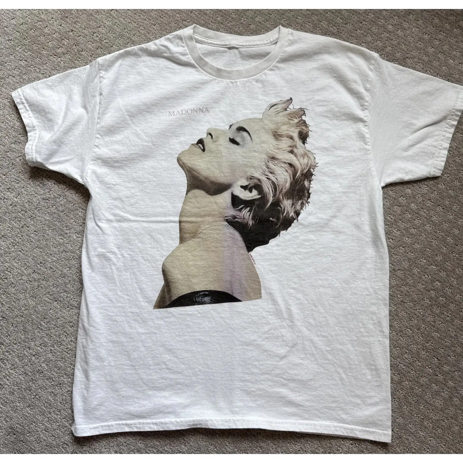 Madonna 1986 TRUE BLUE T Shirt - Vintage Fashion Toys avaliação e preço