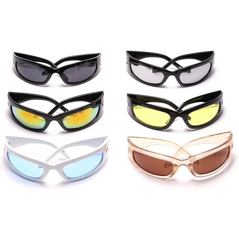 Resin Y2K Glasses Tiktok Lense - Vintage Fashion Tiktok avaliação e preço