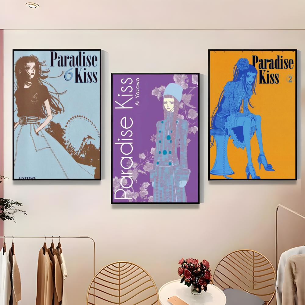 Fashion Paradise Kiss Poster P - Vintage Fashion Prints For Wall avaliação e preço