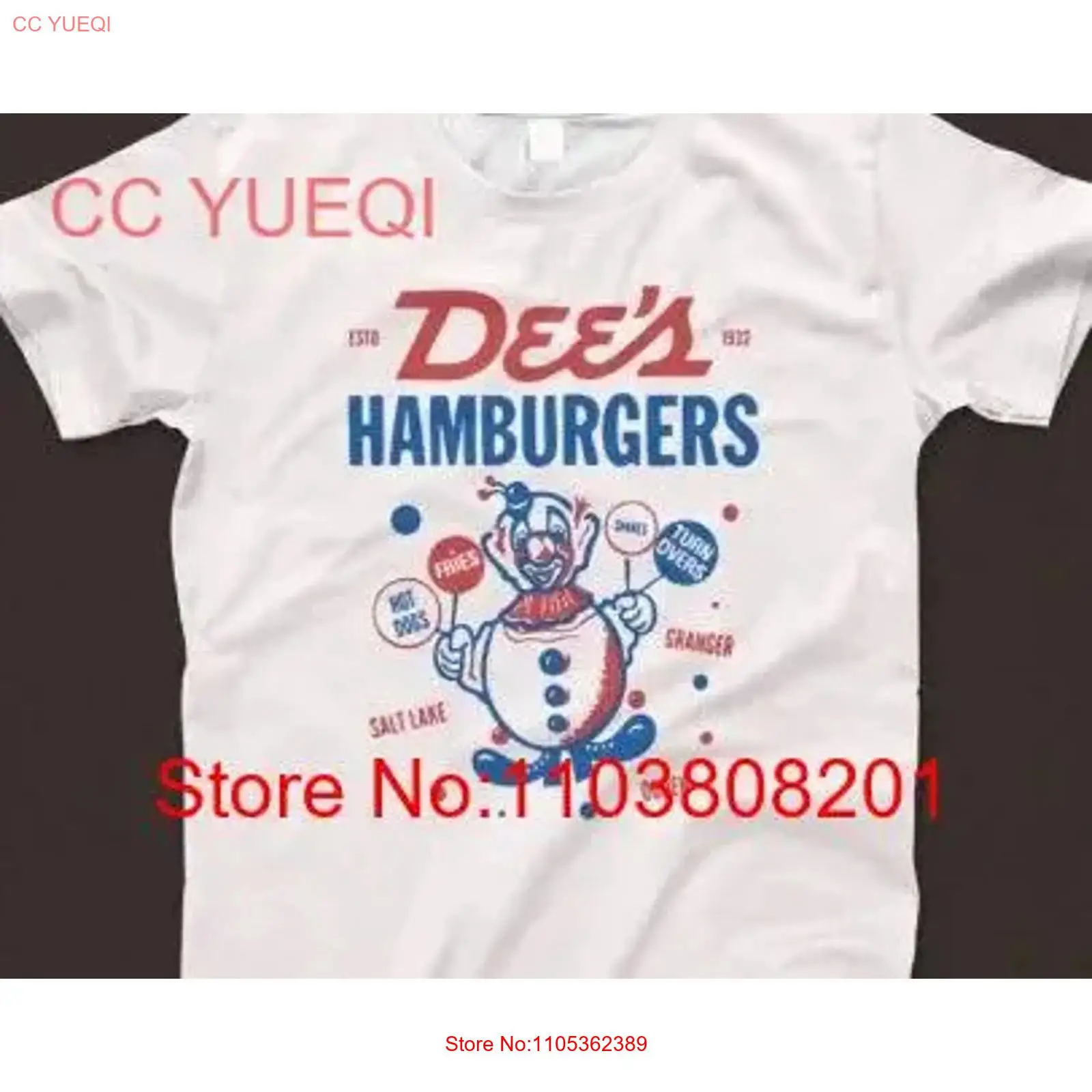 Dee's Hamburgers T Shirt 1026  - Vintage Fashion Hamburg avaliação e preço