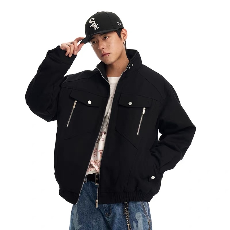 Men'S Winter Jacket Coats Mens - Varsity Jacket Wool avaliação e preço