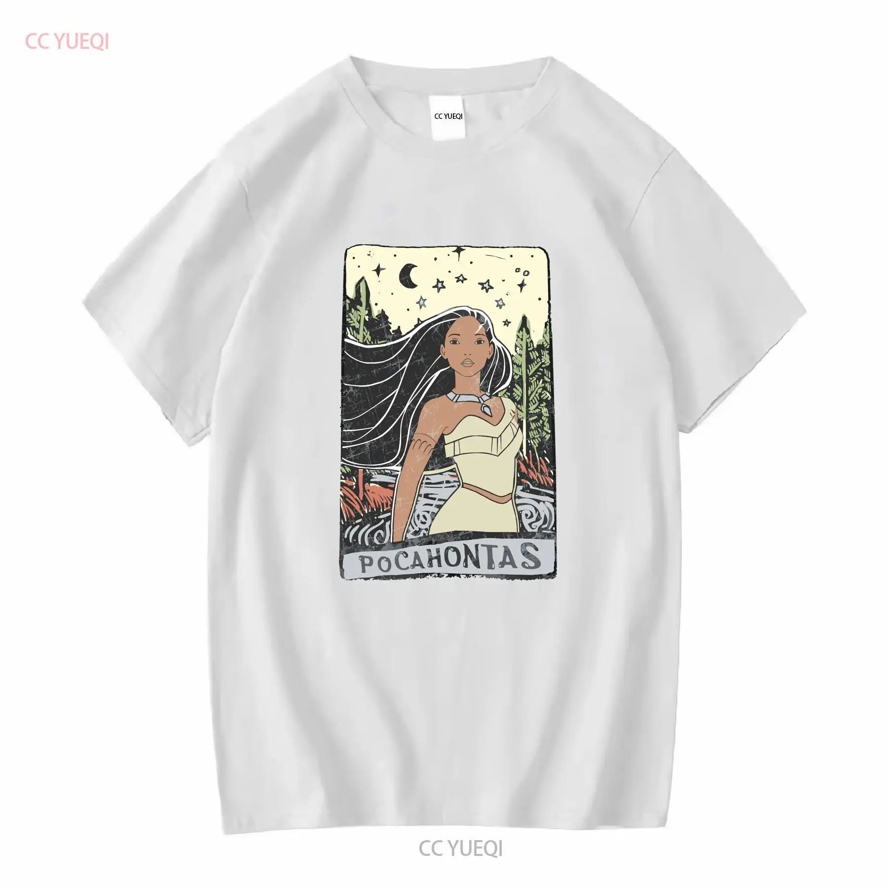 Pocahontas T Shirt Sizes Cotto - Vintage Fashion Jersey avaliação e preço