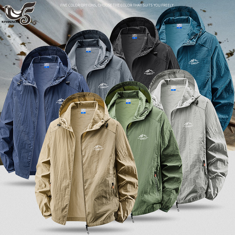 Hooded sunscreen clothing summ - Varsity Jacket Wool avaliação e preço