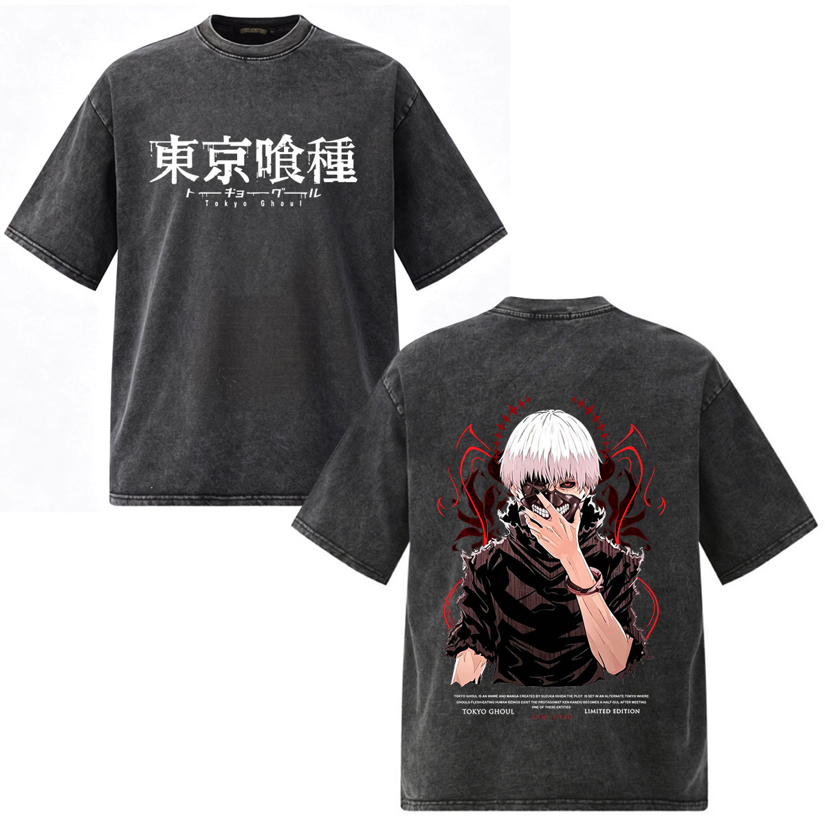 Vintage Washed Anime Tokyo Gho - Vintage Fashion Tokyo avaliação e preço