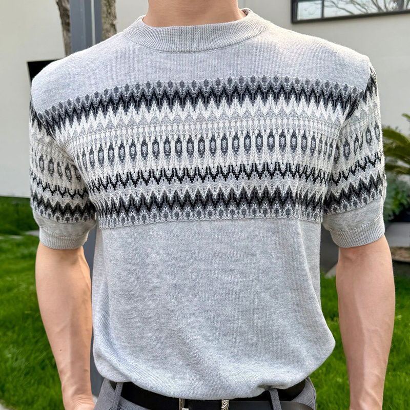 Men's Fair Island Pattern Knit - Vintage Fashion Faire avaliação e preço