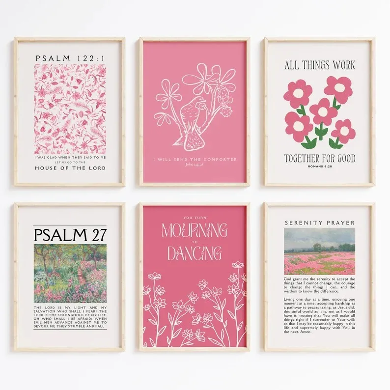 Minimalist Canvas Posters Pink - Vintage Fashion Prints For Wall avaliação e preço