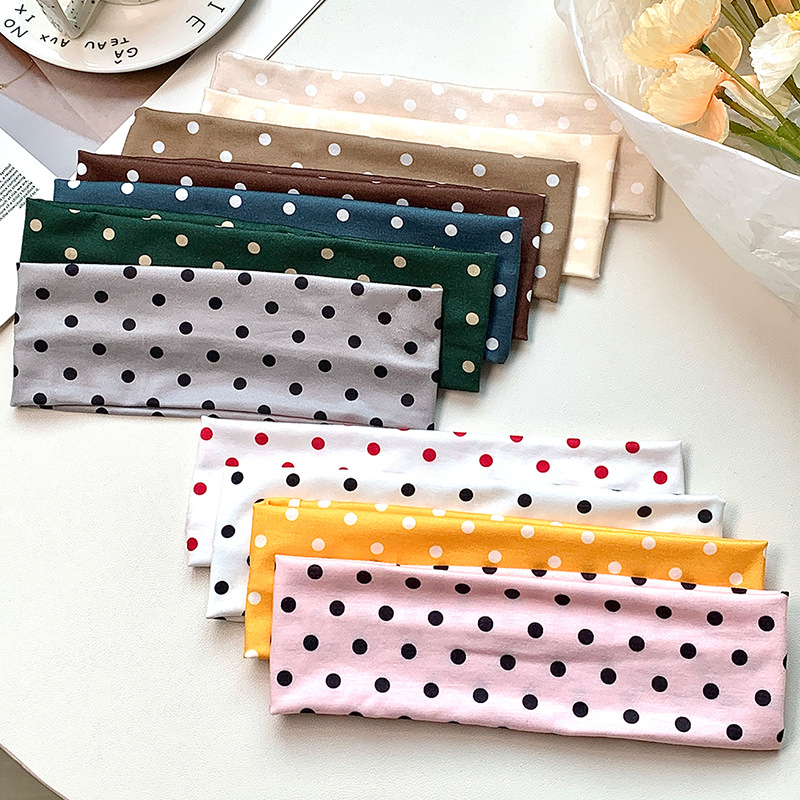Retro Polka Dot Headbands For  - Vintage Fashion Tiktok avaliação e preço