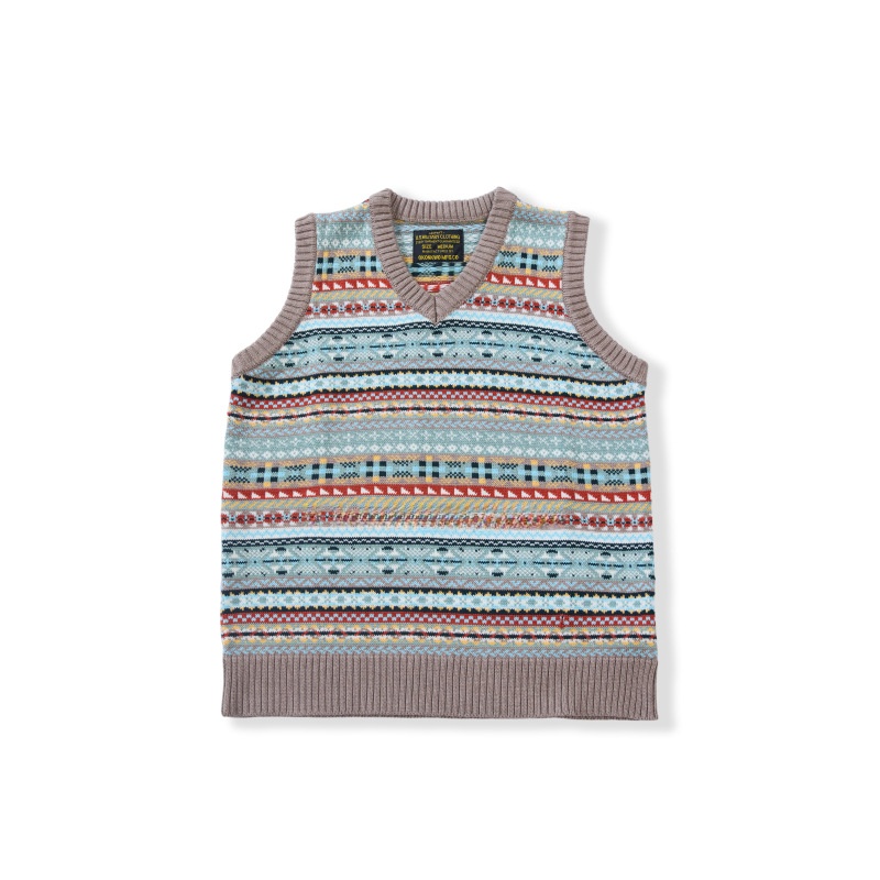 British Retro Fair Isle Patter - Vintage Fashion Faire avaliação e preço