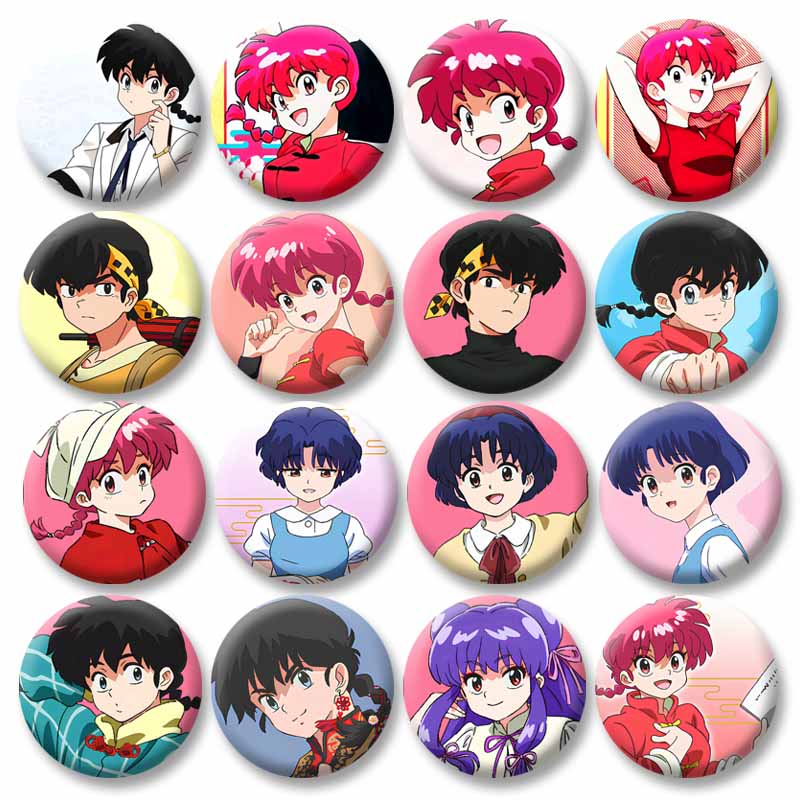 Vintage Anime Ranma ½ Button B - Vintage Fashion Toys avaliação e preço