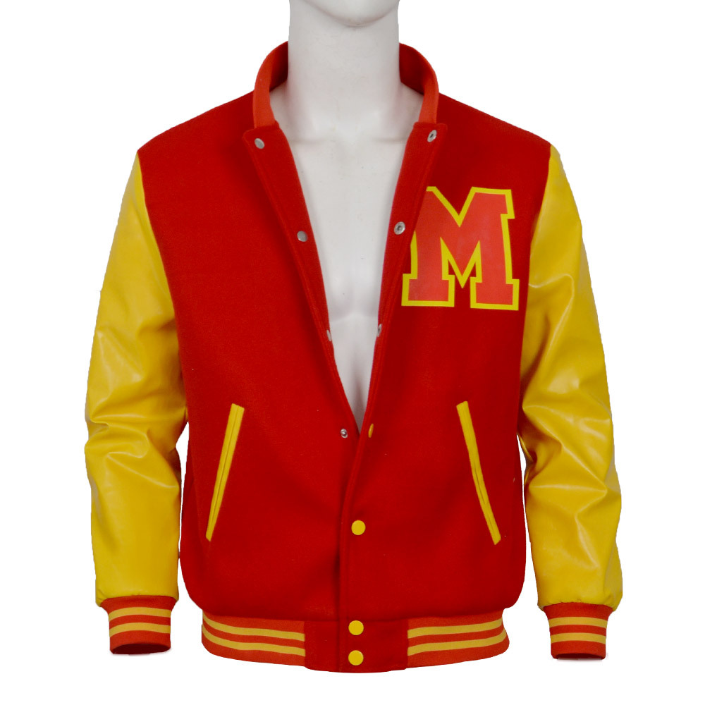 Men's Michael Jackson Cosplay  - Varsity Jacket Wool avaliação e preço
