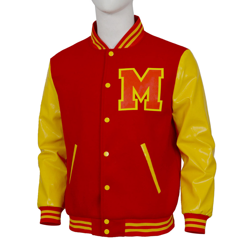 Men's Michael Jackson Cosplay  - Varsity Jacket Wool avaliação e preço