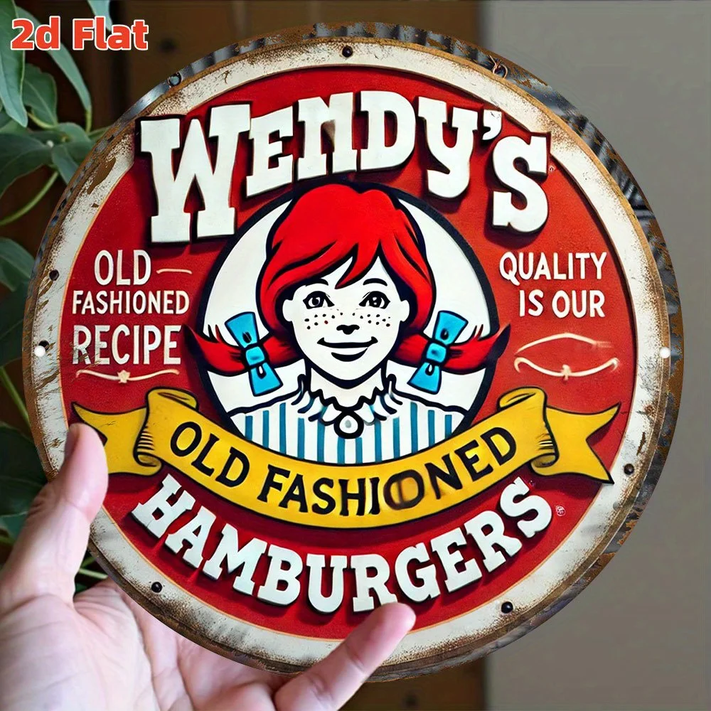 Tin Sign - Vintage Wendy's Old - Vintage Fashion Hamburg avaliação e preço