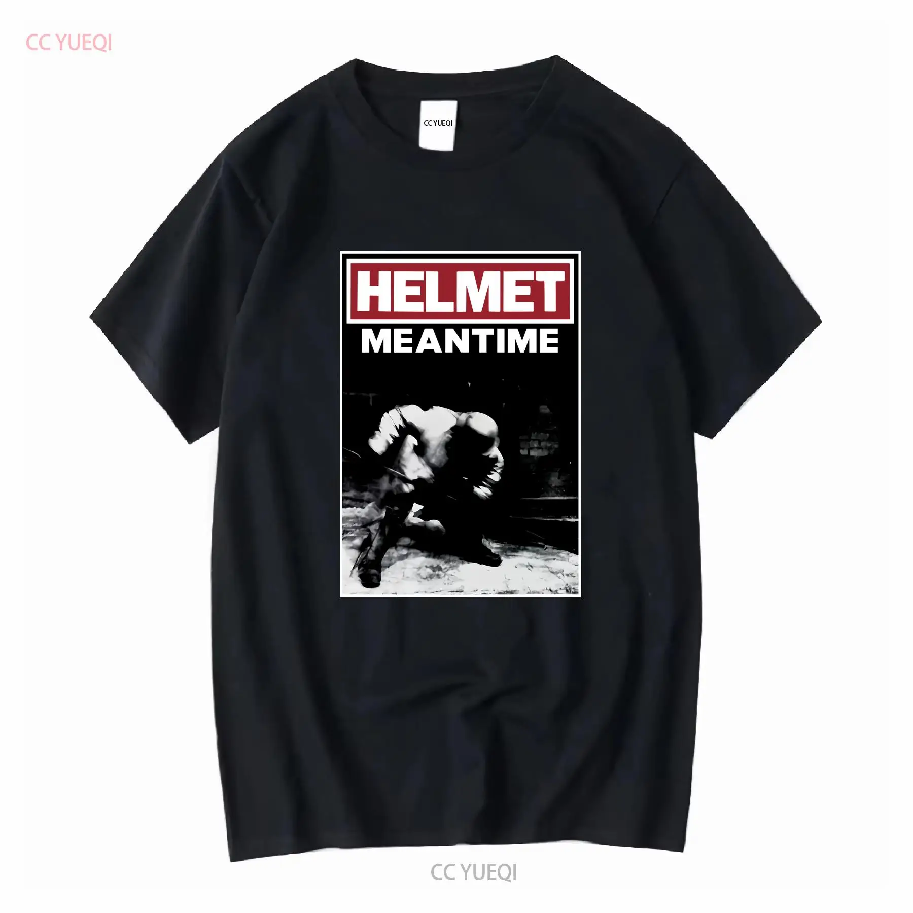 Helmet Meantime T shirt rock b - Vintage Fashion Jersey avaliação e preço