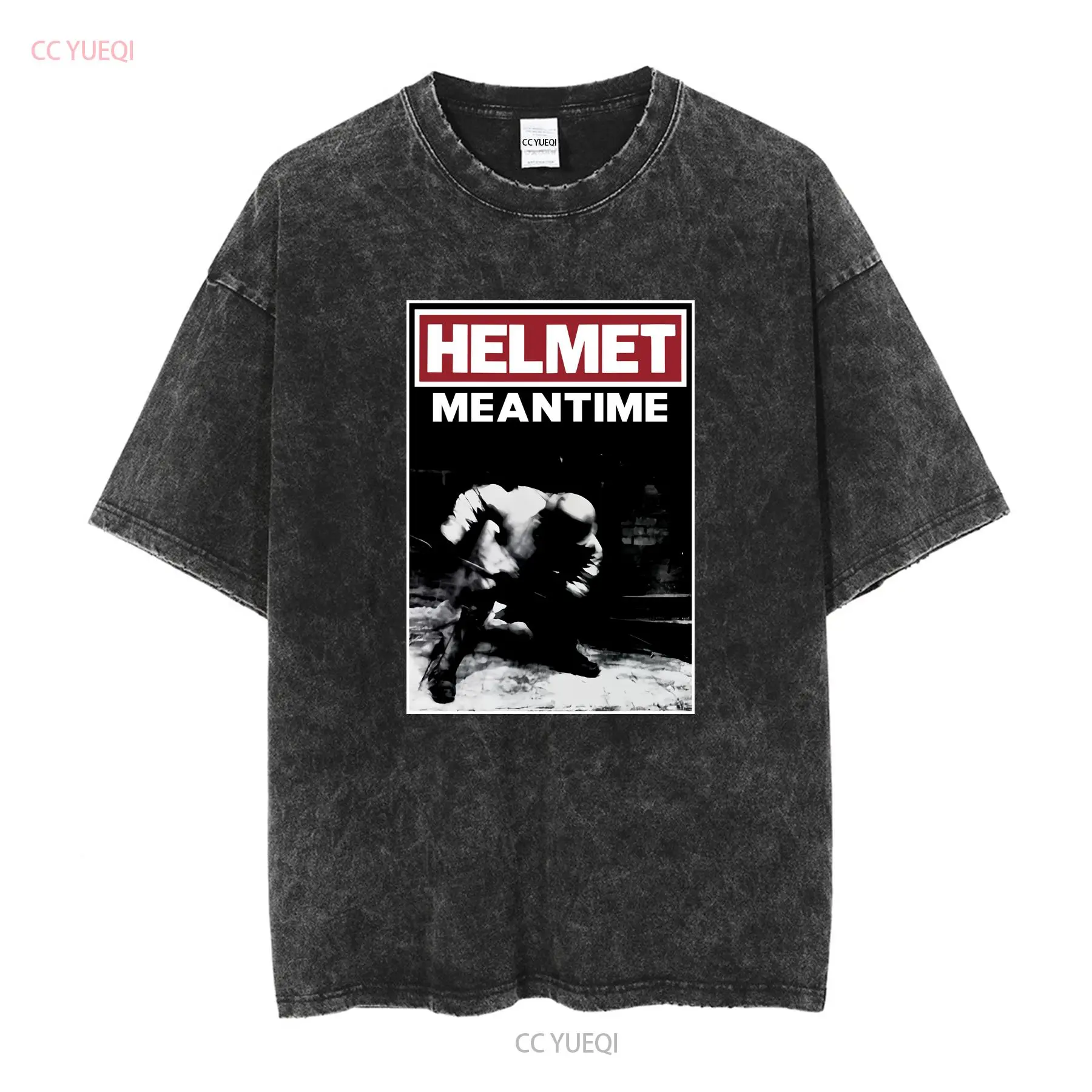 Helmet Meantime T shirt rock b - Vintage Fashion Jersey avaliação e preço
