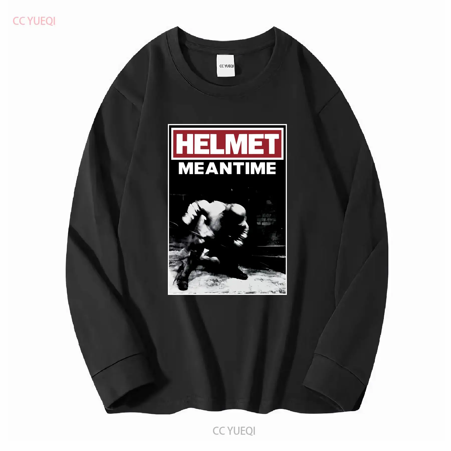 Helmet Meantime T shirt rock b - Vintage Fashion Jersey avaliação e preço