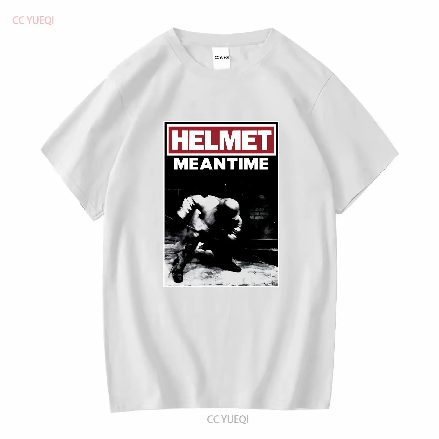 Helmet Meantime T shirt rock b - Vintage Fashion Jersey avaliação e preço