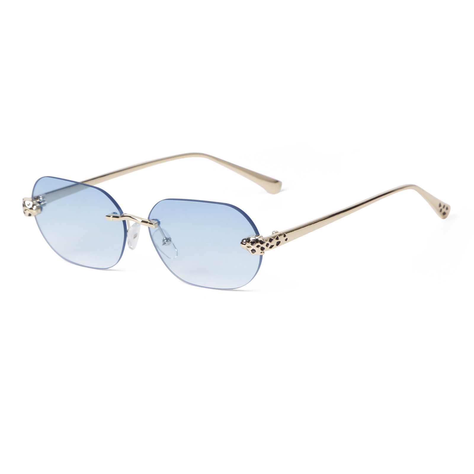 ZXIAC Trend Retro Rimless Squa - Vintage Fashion Tiktok avaliação e preço