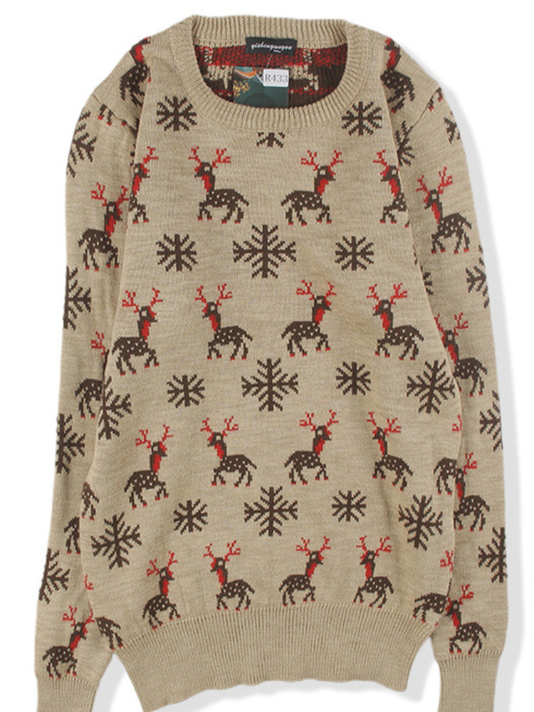 Vintage Loose Unisex Fair Isle - Vintage Fashion Faire avaliação e preço