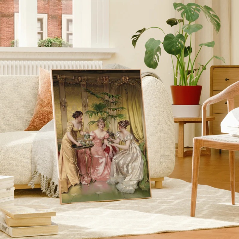 The Renaissance Women Portrait - Vintage Fashion Prints For Wall avaliação e preço