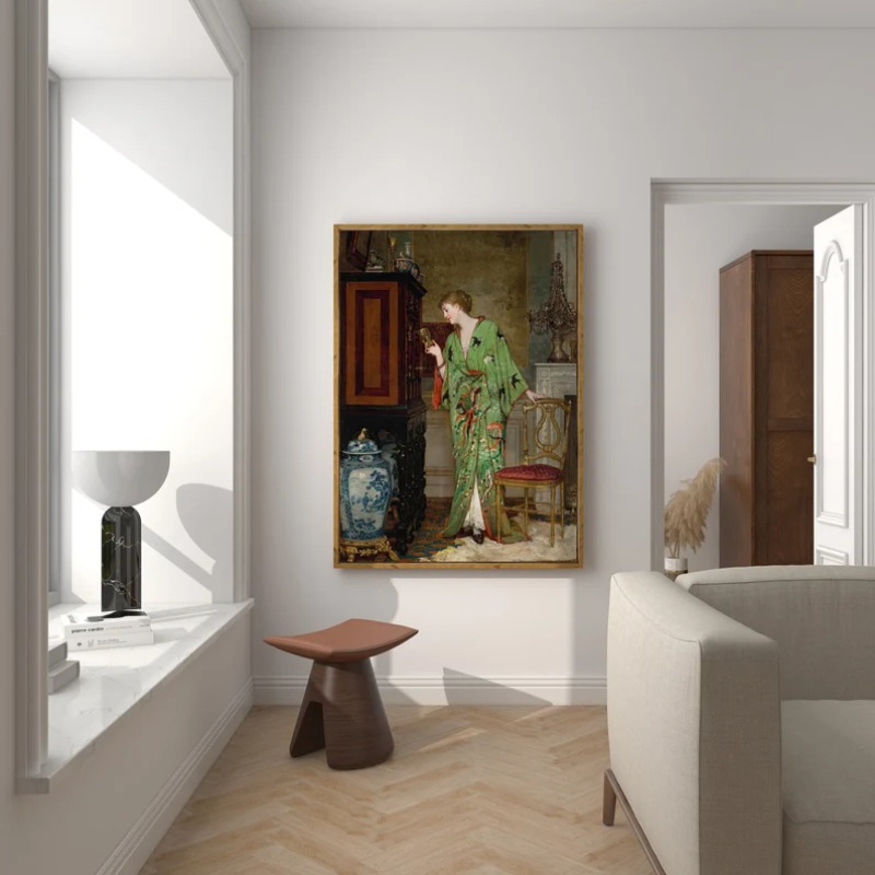 The Renaissance Women Portrait - Vintage Fashion Prints For Wall avaliação e preço