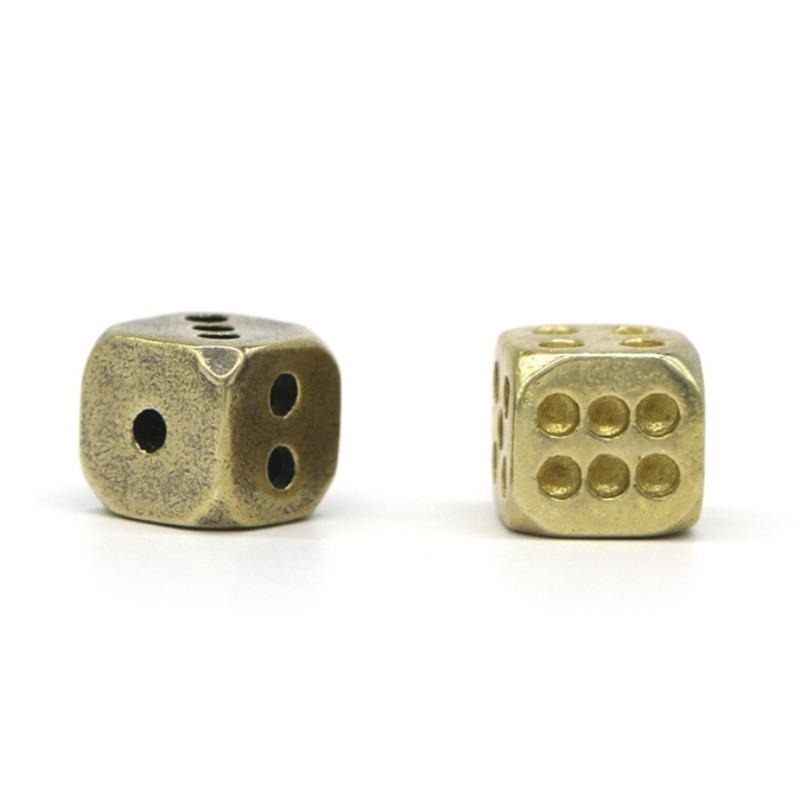 Vintage Brass Dice Home Crafts - Vintage Fashion Toys avaliação e preço