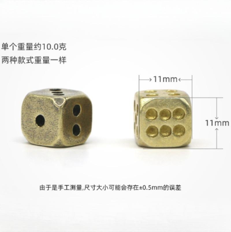 Vintage Brass Dice Home Crafts - Vintage Fashion Toys avaliação e preço