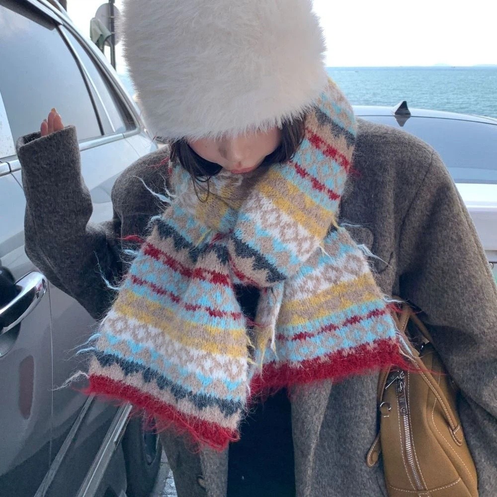 Fashion Warm Jacquard Knitted  - Vintage Fashion Faire avaliação e preço
