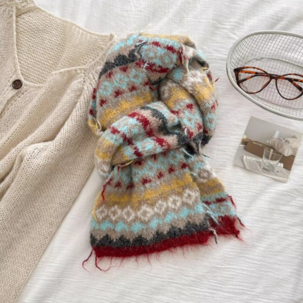 Fashion Warm Jacquard Knitted  - Vintage Fashion Faire avaliação e preço
